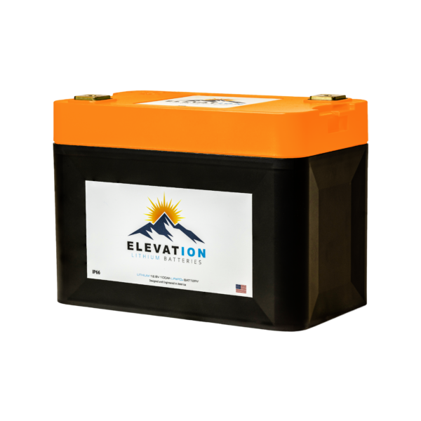 Elevation 12v 100ah Group 27 Lithium Battery  18-2600