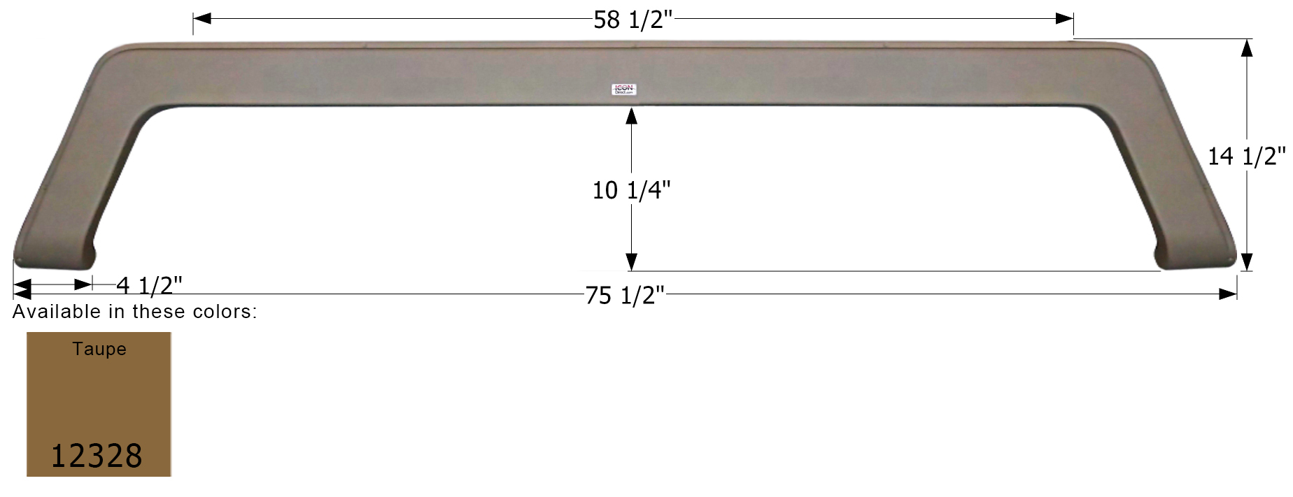 ICON - Fender Skirt, Tandem, Timberland, FS2328, Taupe