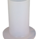 ICON - Spin Fitting, Non-Threaded Inlet Boss, 1.25"OD x 1" ID, White