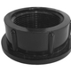 ICON - Spin Fitting, Raised, 1.5" FPT, Extra Heavy Duty, Black