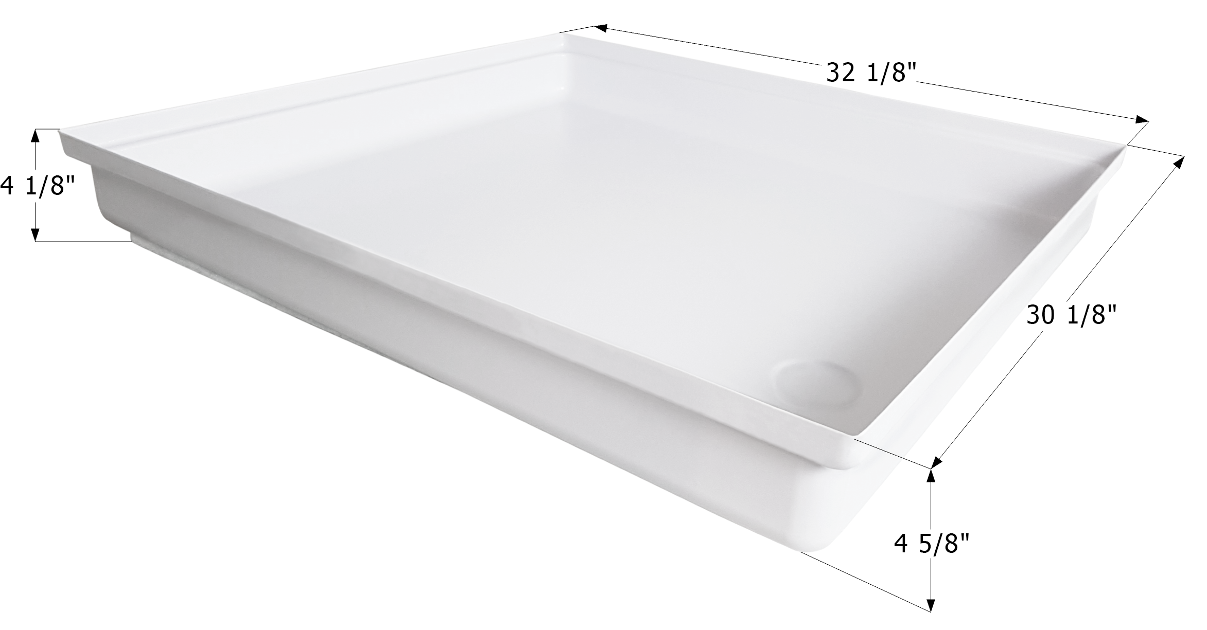 ICON - Shower Pan, SP300-PW, Assembly