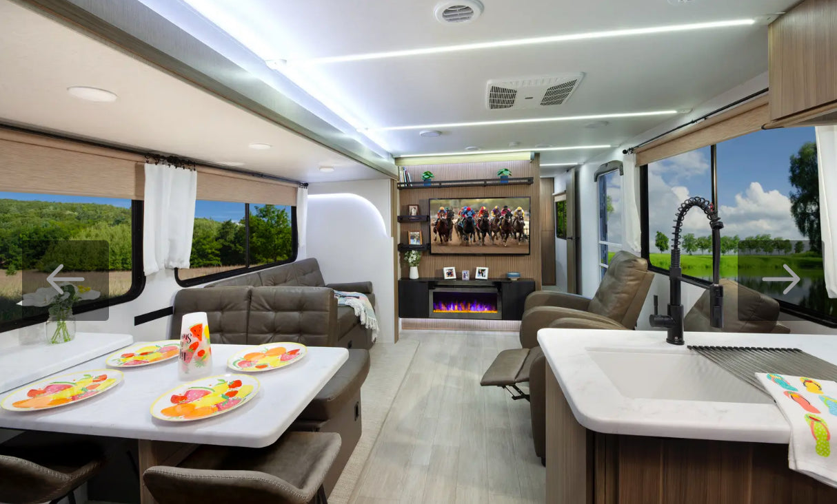 Irvine ISD - Valu-Line RV Night Roller Shades - .75" Tube - w/ Auto Stop - Rattan Color - Salem / Wildwood 2025 Color - OEM Part - Custom Builder and Sizes