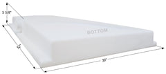 ICON - 25.6 Gallons RV Fresh Water Tank - 52" x 30" x 5.63" - H3546 - Tank Only