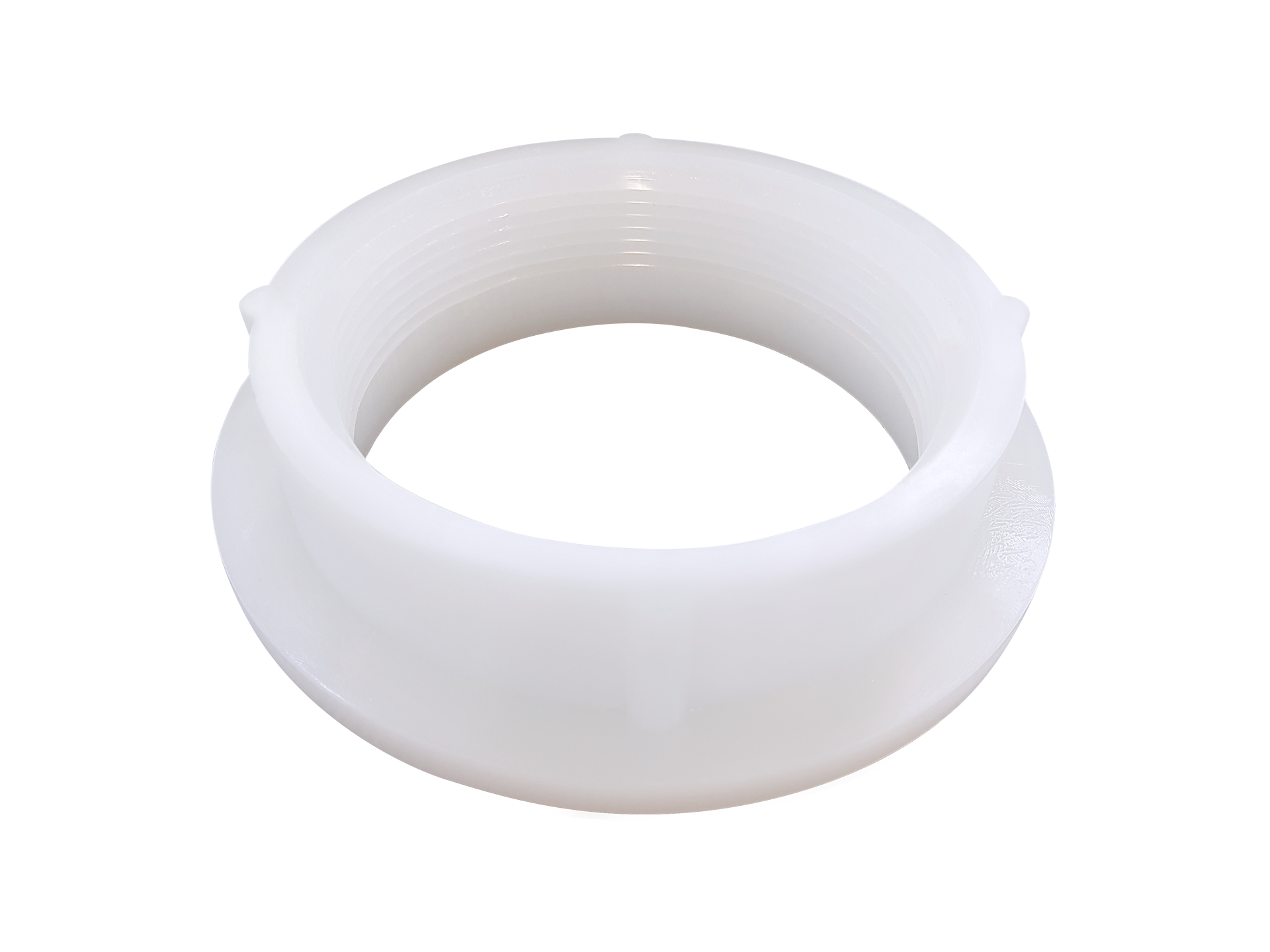 ICON - Spin Fitting, Raised, 4" FPT, White