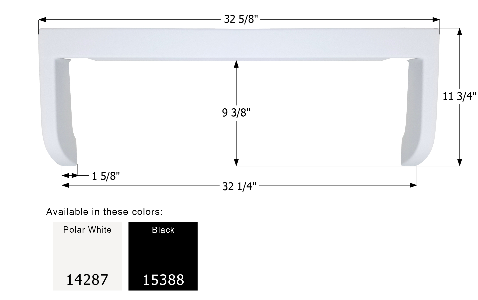 ICON - Step Trim, Sunline, Polar White