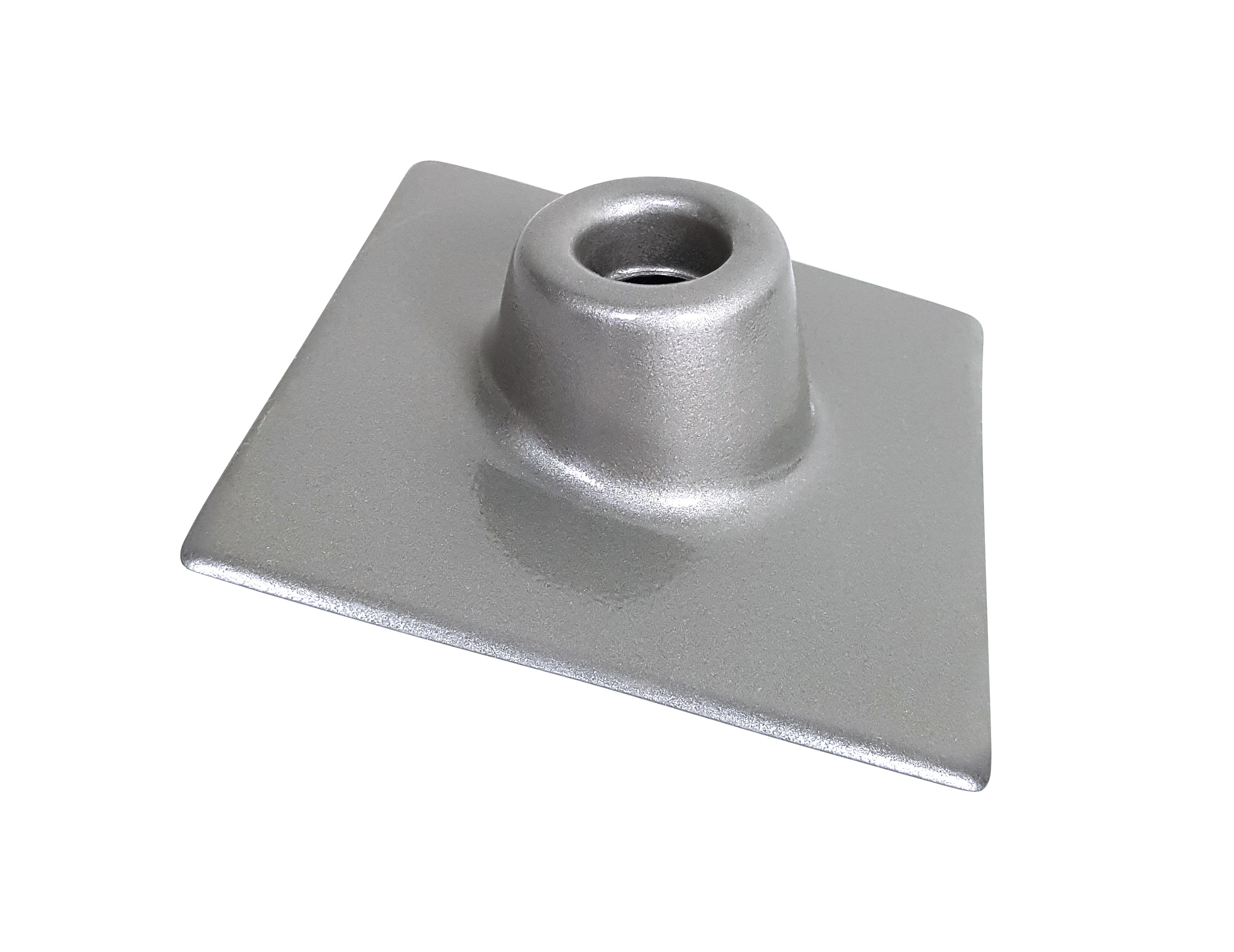 ICON - Cover, Plumbing Vent, 6x6, Satin Silver Metallic