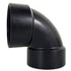 ICON - Fitting, ABS, 90` Elbow, Short, 3", Hub-Hub