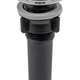 ICON - Drain, Lavatory Sink, Plastic w/ Stopper and Flange, Chrome, 1.25" x 5"
