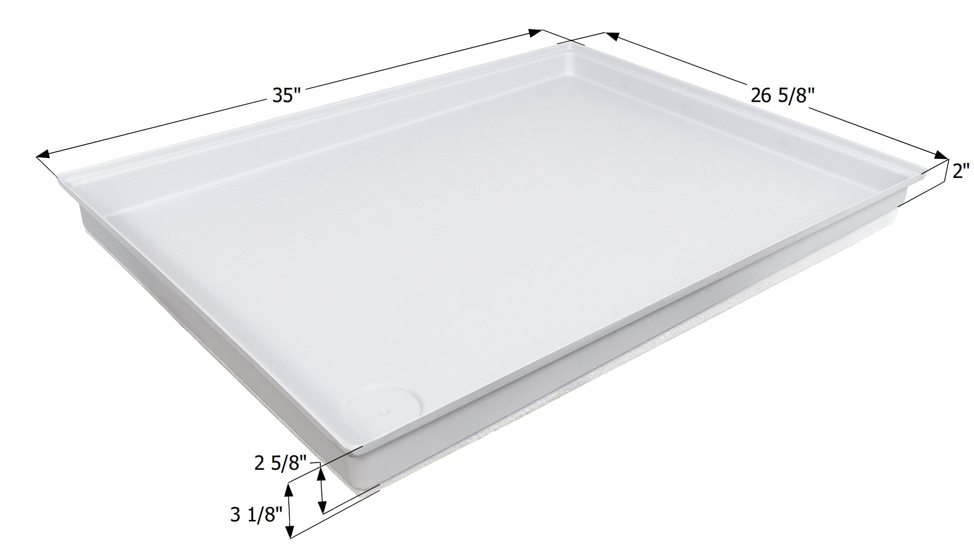 ICON - Shower Pan, SP600-PW, Assembly