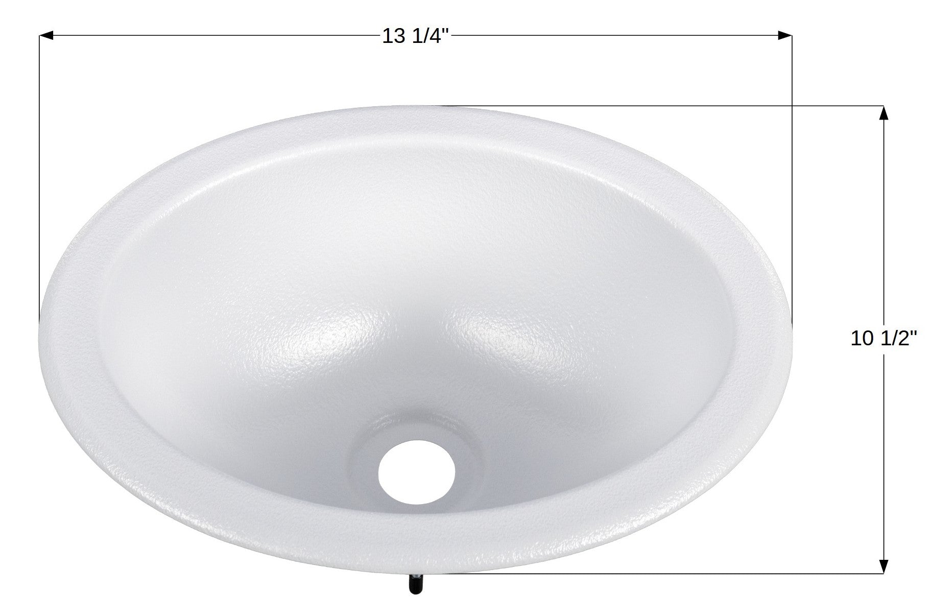 ICON - Sink, SO1013, Oval, 10x13, Polar White