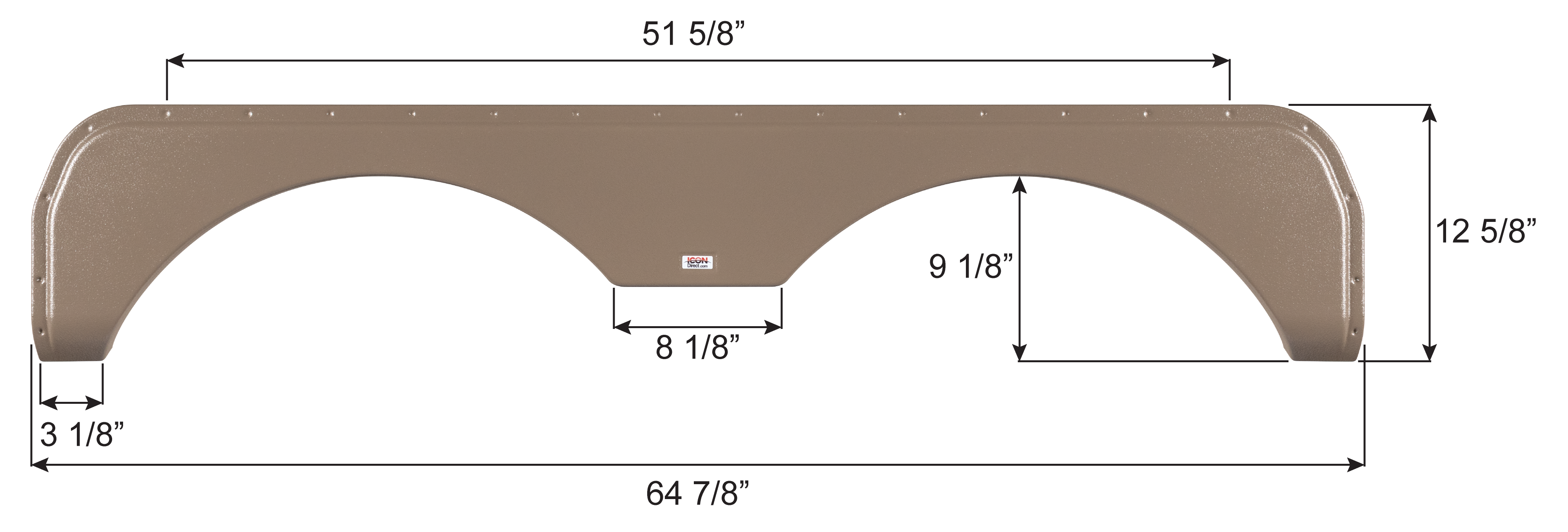 ICON - Fender Skirt, Tandem, Forest River, FS6295, Evening Sand