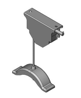 Offset Winch Assembly with Spiral Pin
