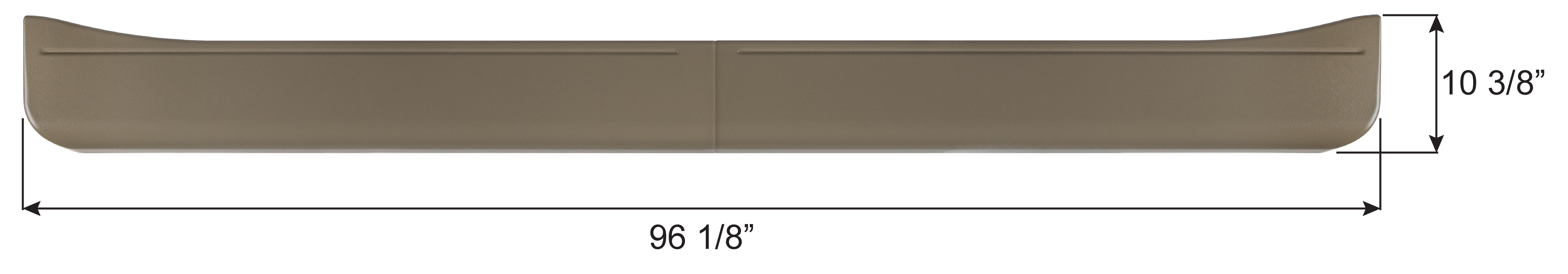 ICON - Corner Cap, Front, LH+RH, Forest River, Rockwood, Taupe