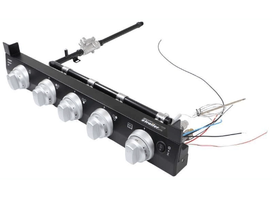 Furrion Front Panel Module (Black)(Sliver Knobsand Ignitor Included) #C-F1S17L02A-BL-005