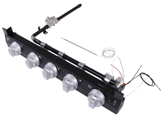 Furrion Front Panel Module (Black)(All Knobsand Ignitor Included) #C-FS21DB4A-BL-009