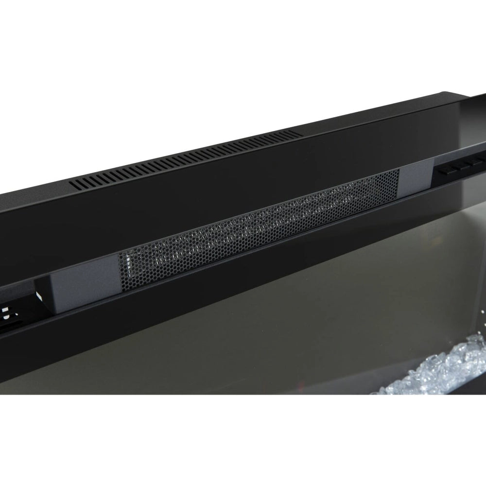 Greystone - 31" Black Electric RV Fireplace with Crystal Log Set | F31-18A | 2022302071