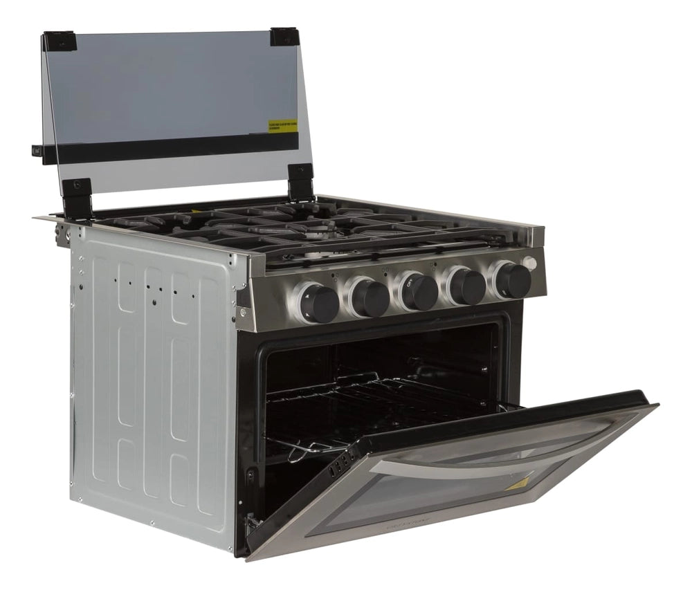 Greystone CF-RV17 stainless steel gas range image 3
