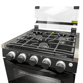 Greystone - Gas RV Range - 17" 12V Black - CF-RV17BB - 1.2 cu. ft. oven / 0.9 cu. ft. appliance capacity CF-RV17BB RV replacement appliance