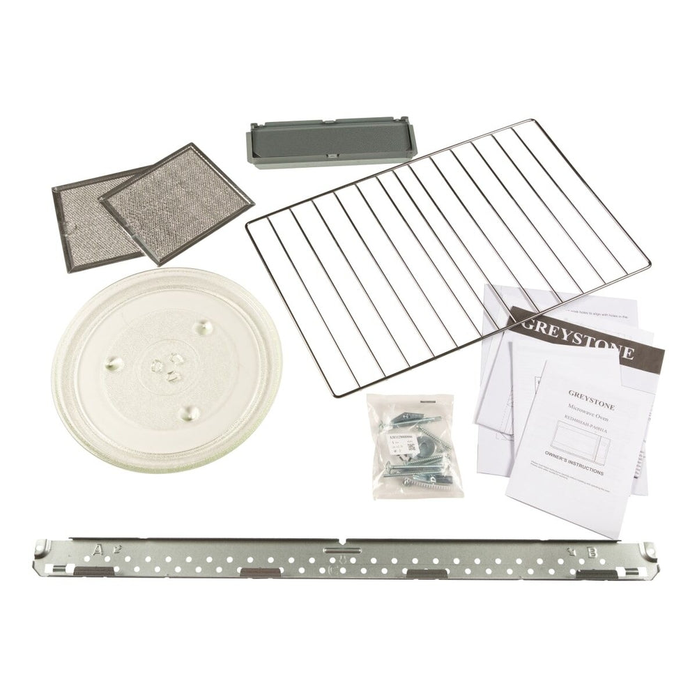 Greystone - 1.6 Cu Ft Over-the-Range RV Microwave Stainless Steel RED480JAH 1000W OTR