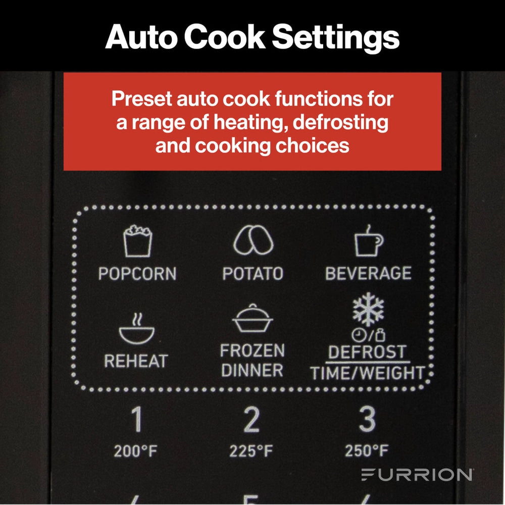 Furrion® - 1.1 cu. ft. Microwave Oven with Built-In Air Fryer - Stainless Steel - 1000W Power - #2023056310