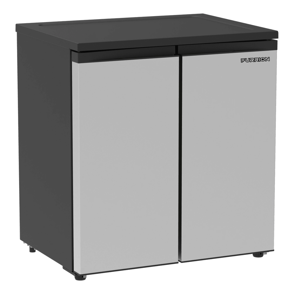 Furrion side-by-side RV refrigerator with freezer 5.6 cu. ft. 110V stainless FCR06ACGSA-SS