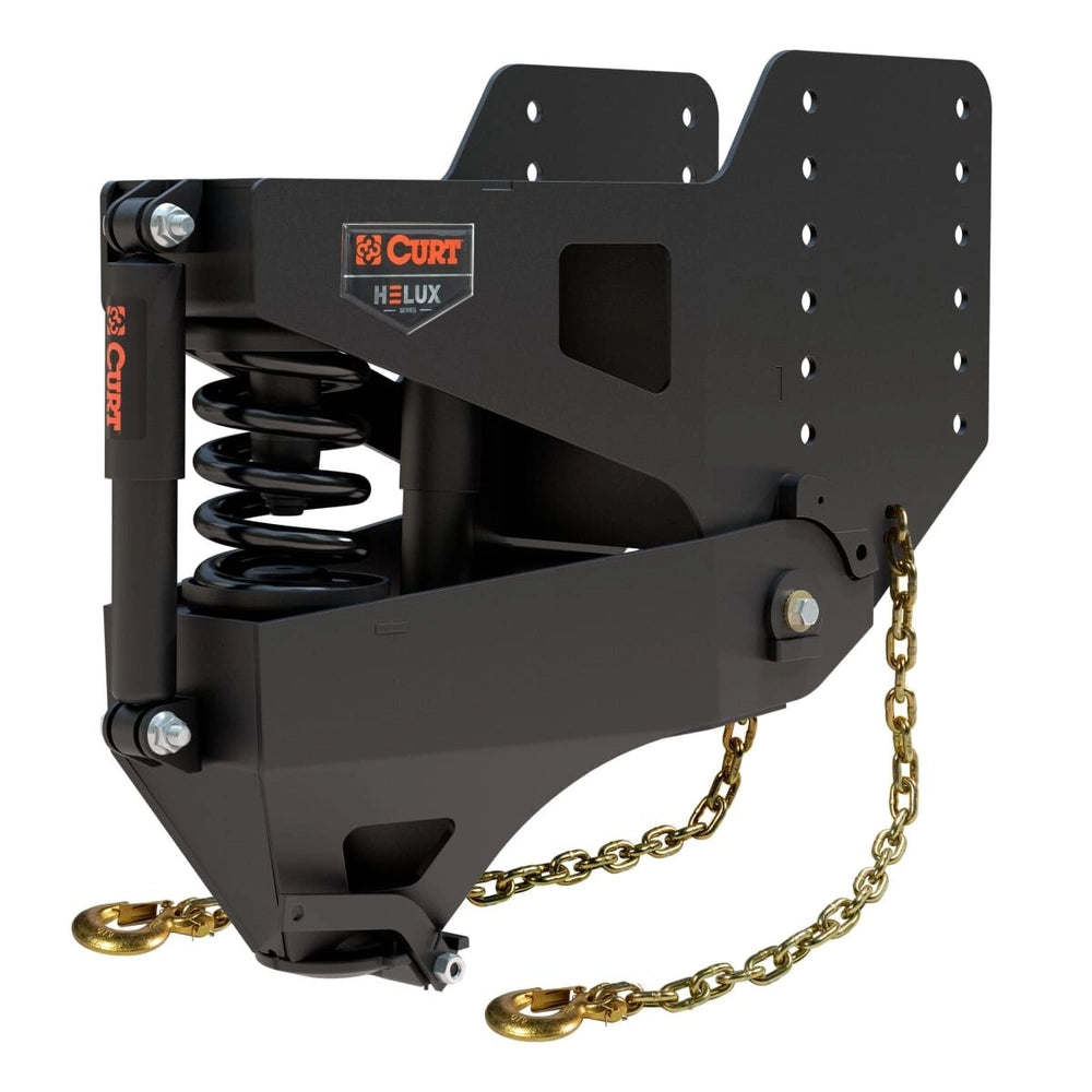 CURT Helux Coil-Spring Gooseneck Pin Box, 2,700 lbs. Pin Wei