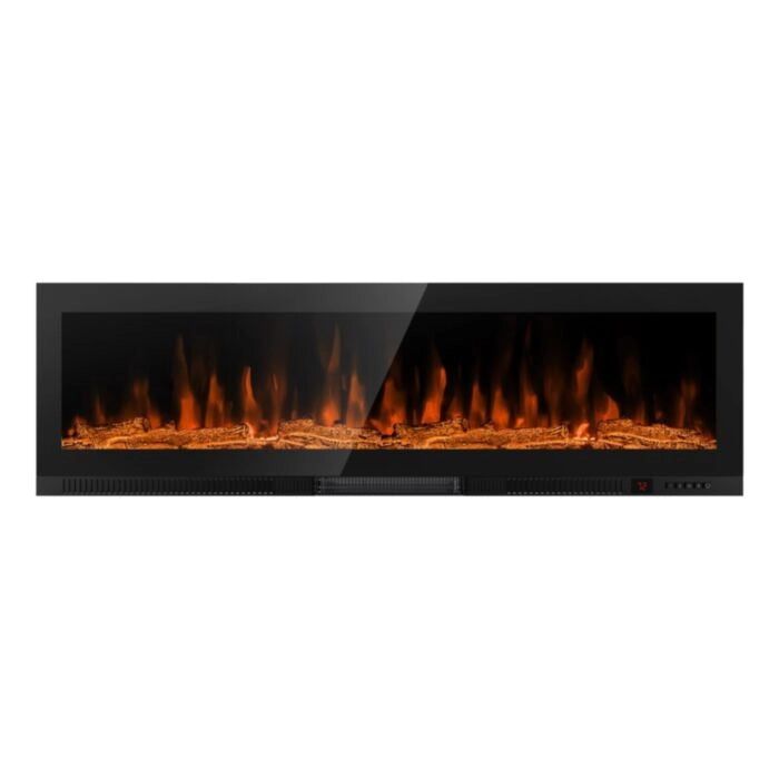 Greystone by Furrion 60" Built-In Electric RV Fireplace - Wood Platform | GF60SW15A-BL