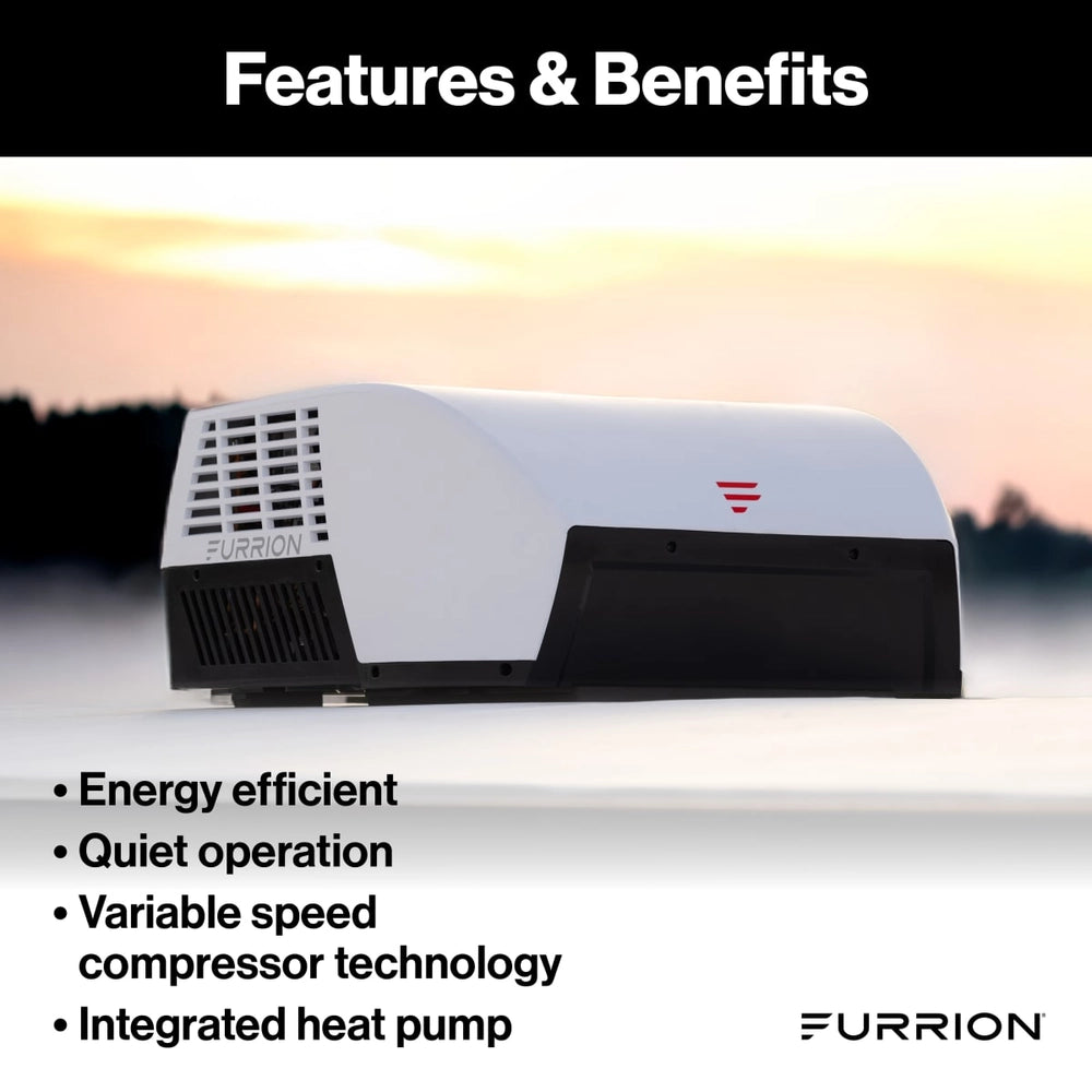 White Ducted Furrion 18K Chill Cube heat pump RV AC bundle component - Furrion Chill Cube 18K - Features & Benefits