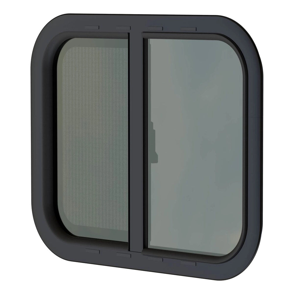 Lippert™ - 8800 Series RV Window - 60"W x 29"H Horizontal Slider - Red Latch Escape - #2025069058