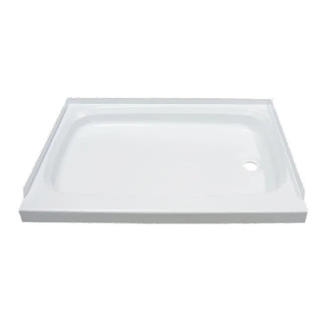 Lippert - 24" x 32" RV Shower Pan - Parchment, Left Drain - 209490