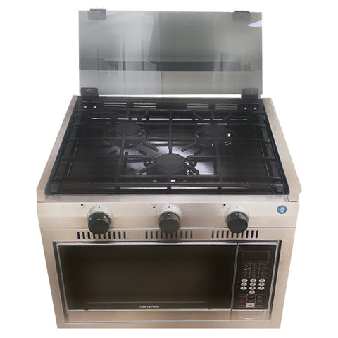 Greystone 24" RV Stove & Convection Microwave/Oven Range, 12 Volt, LP Gas, High Output  2022451637/BCK2421A - Formerly part # BC2421A-MOD