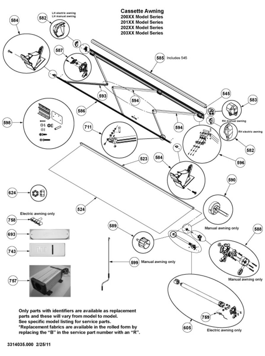 9610001624 exploded parts diagram