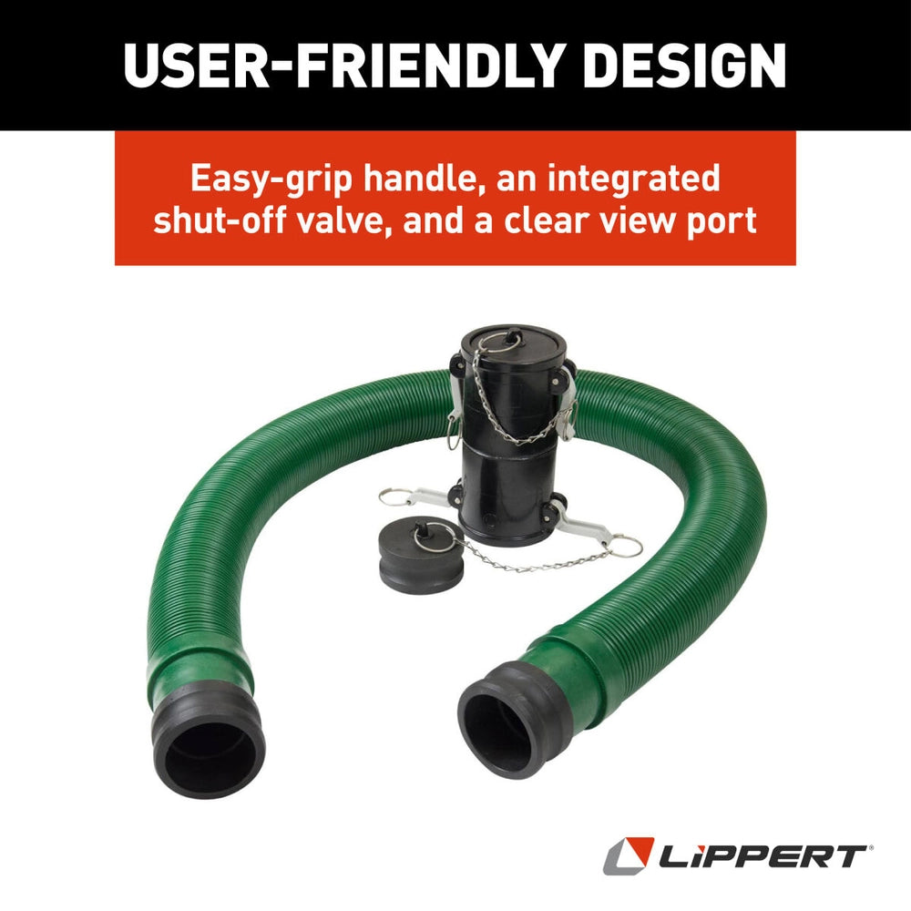 Lippert Waste Master 20' Extension Hose Kit For RV Sewer System #360784