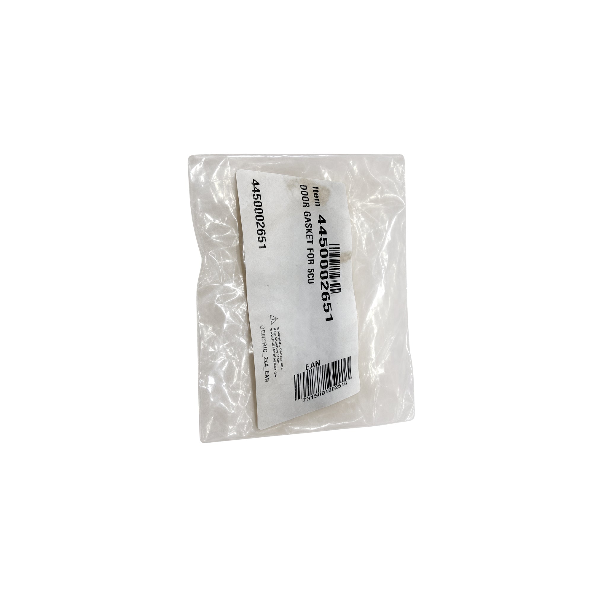 Dometic 4450002651 package label - DOOR GASKET FOR 5CU