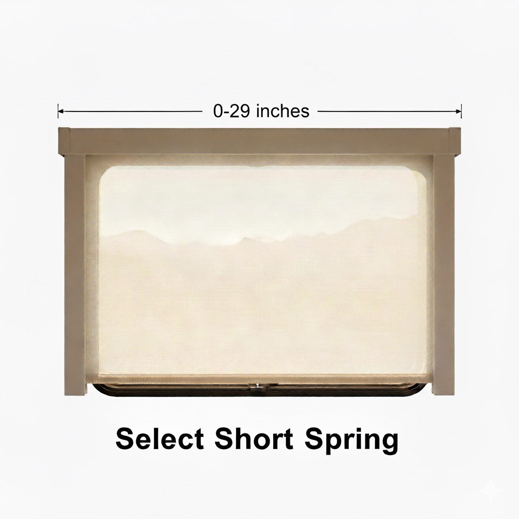 Irvine - Replacement Spring (1" Version) - for Valu-Line RV Roller Shades - Select Your Size