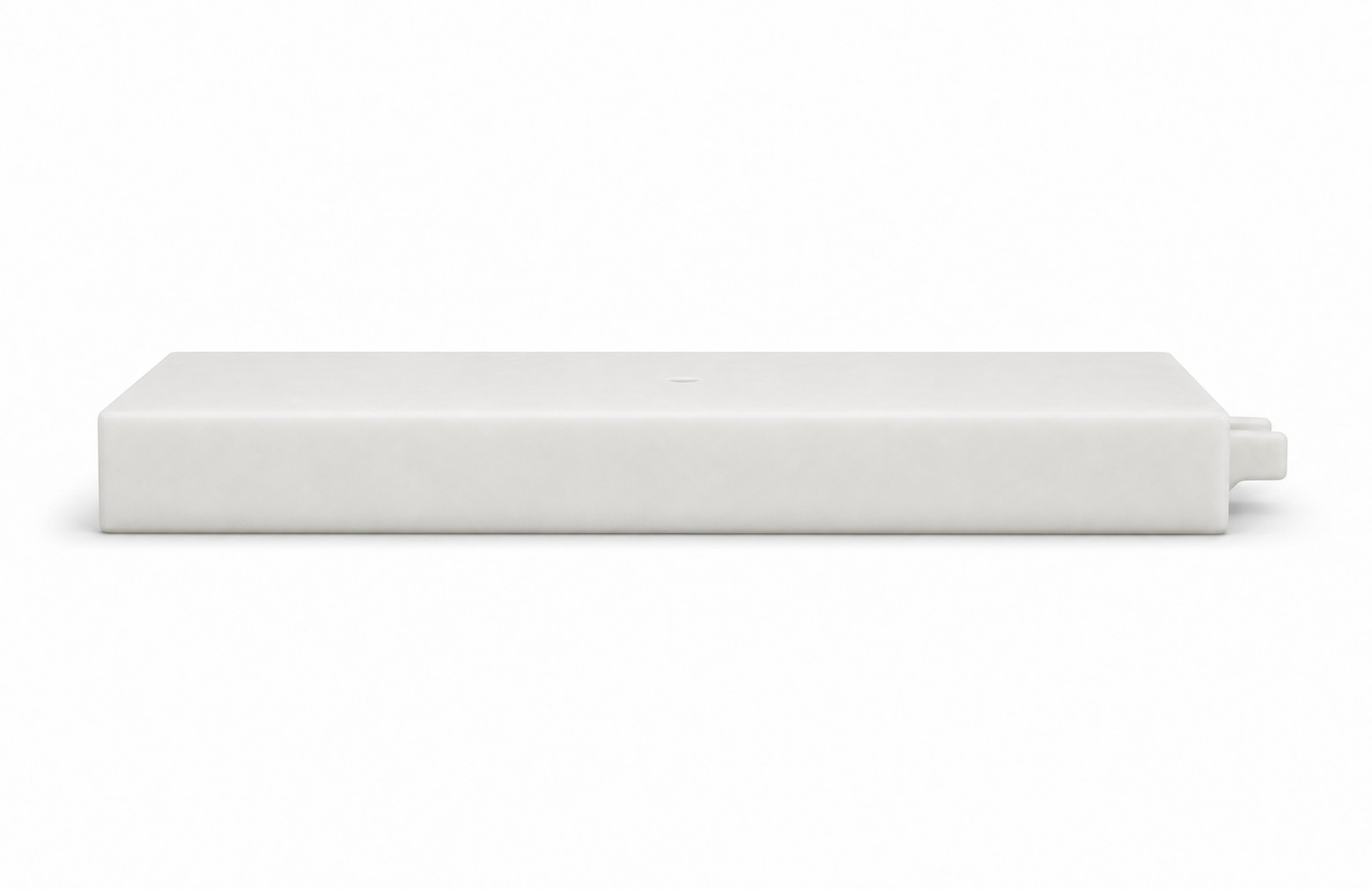70 gallon RV fresh water tank, 77.625 by 20 by 11 inches - photorealistic opposite angle