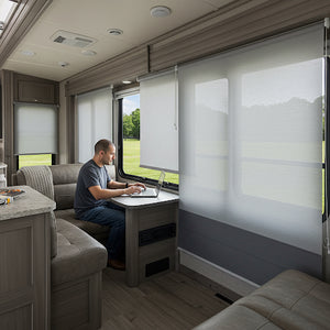 Irvine ISD - Value-Line RV Day and Night Roller Shades - .75"-1" Tube - w/ Auto Stop - OEM Replacement - Custom Colors and Sizes