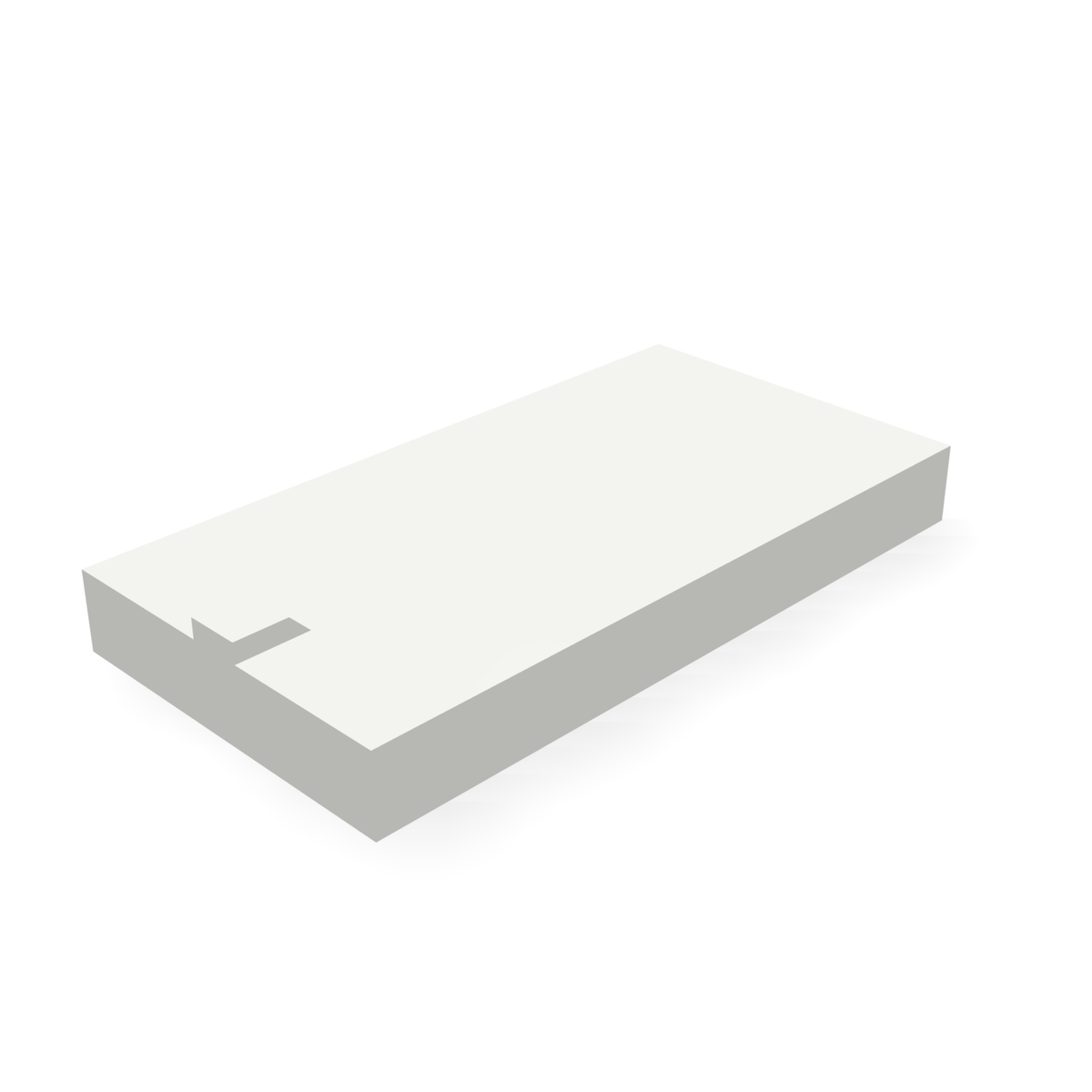 Alpha 938BLANK — print-based underside view of stepped blank body