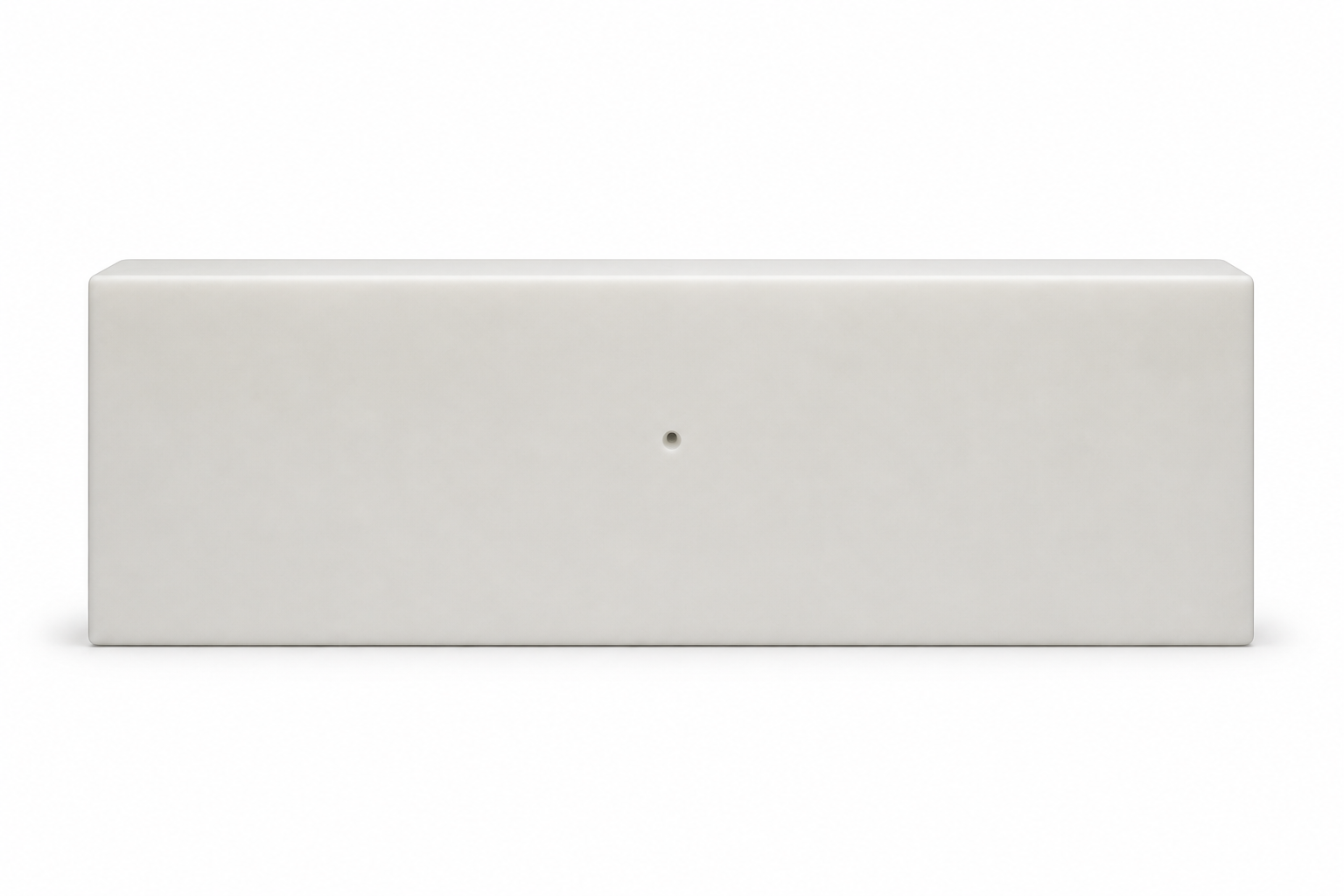 98 gallon RV fresh water tank, 64 by 26 by 15 inches - photorealistic side view
