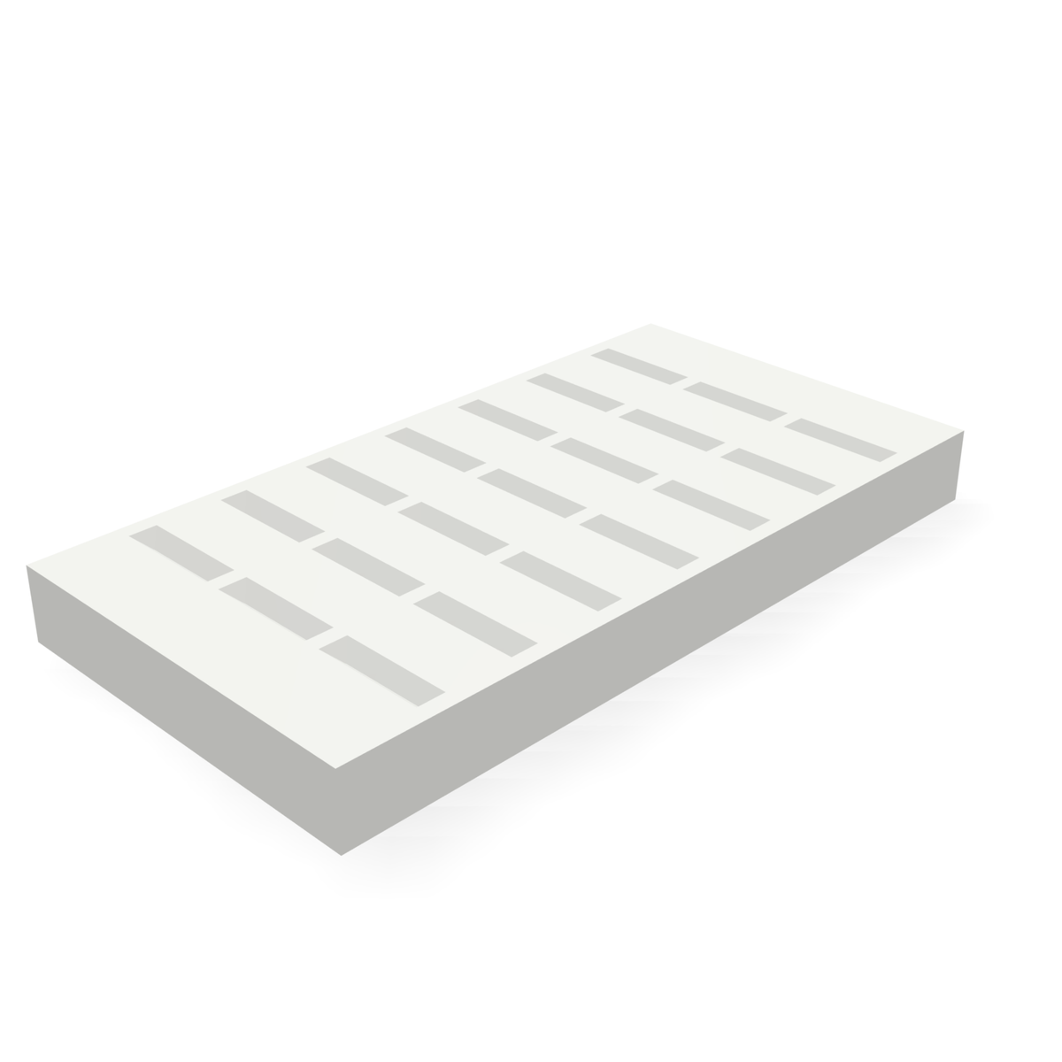 Alpha 985BLANK — print-based underside view of stepped blank body