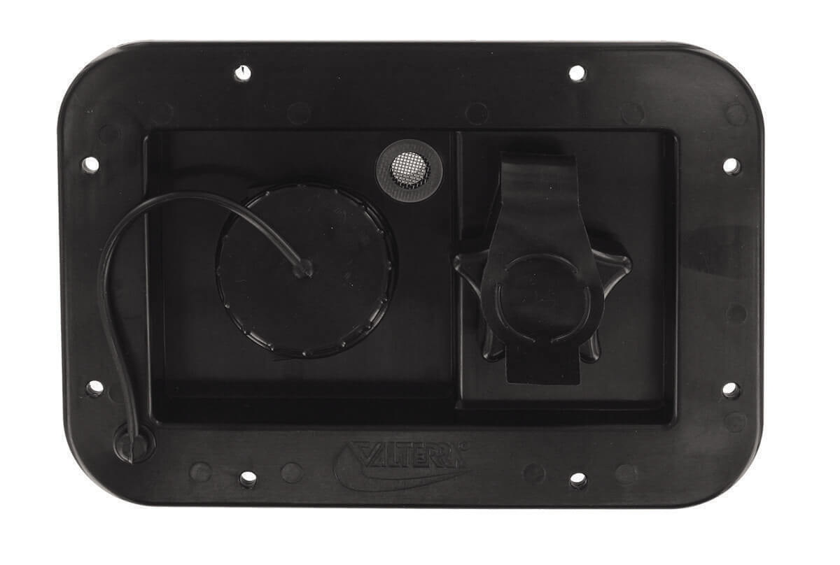 Valterra - Gravity/City Water Inlet - Black - VAL2001BKBU