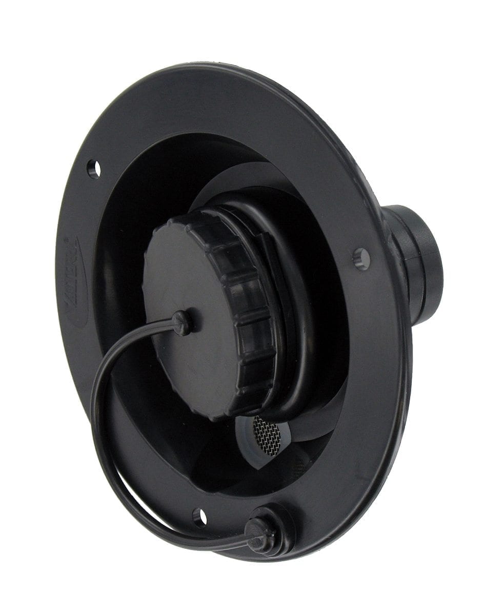 Valterra - Gravity Water Inlet - Black - VAL2003BKBU
