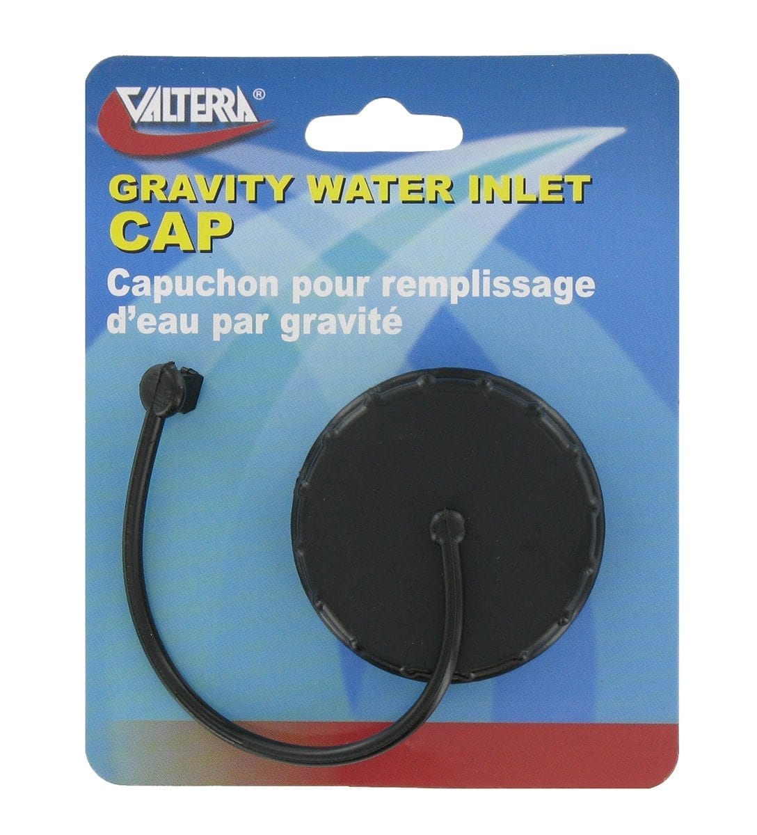 Valterra - Gravity Water Inlet Cap - Black - Carded - VALA0120SBKVP