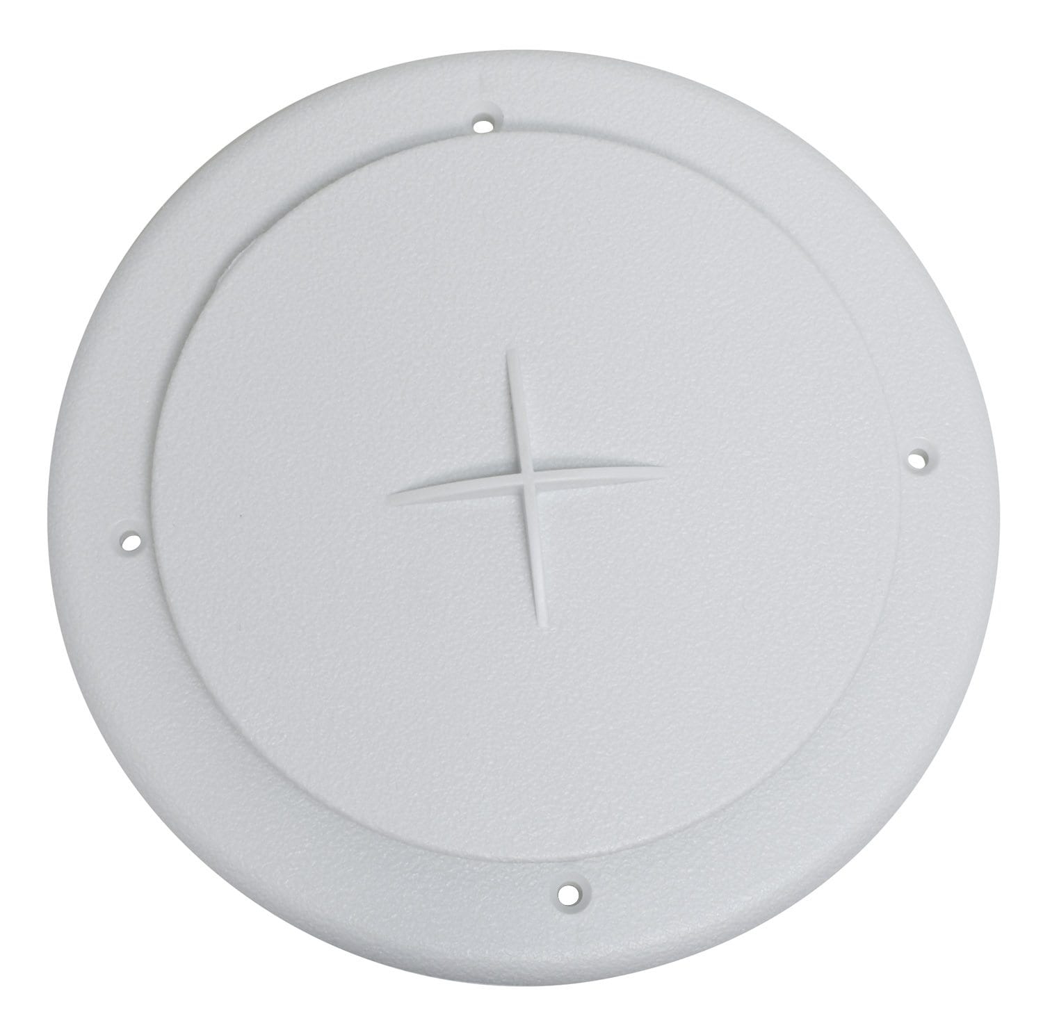 Valterra - Heating & A/C Register - 4″, rotating, dampered, plastic, white - Carded - VAL3354VP