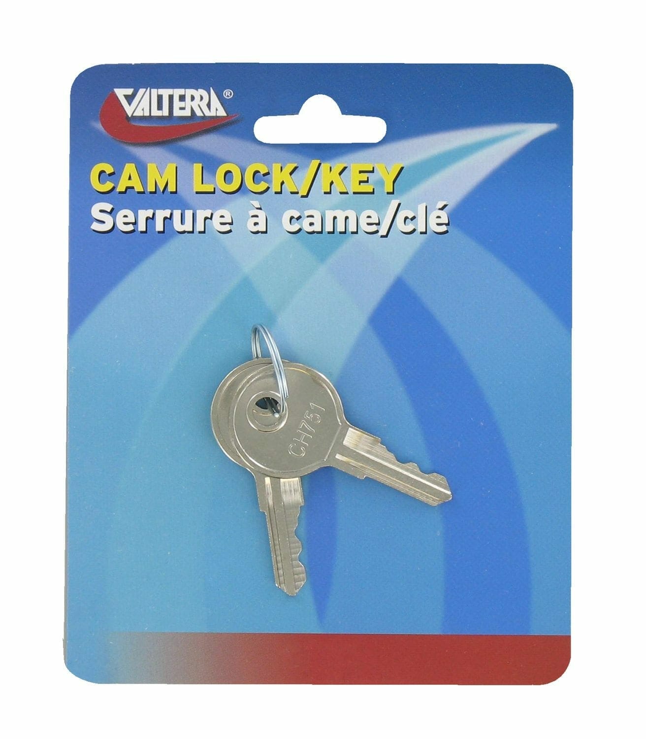 Valterra - Replacement Key 751 - For Valterra cam locks - Carded - VALA524VP
