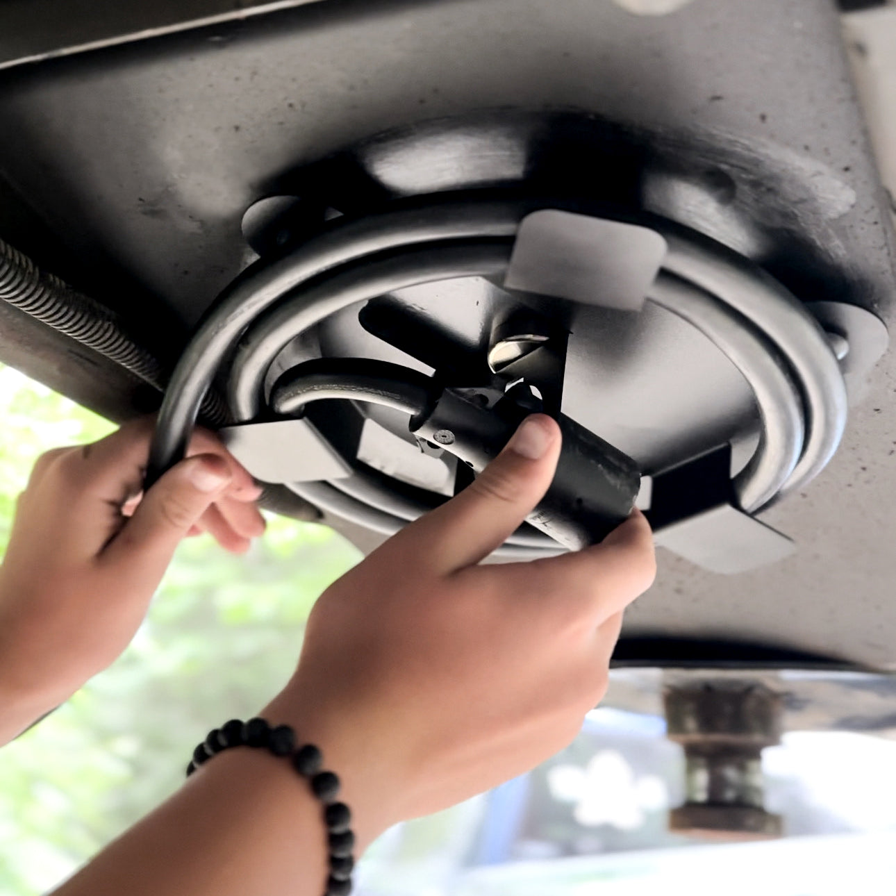 MORryde SP56-463 Cord Keeper - 7-Way Power Cord Storage for RV Travel Trailers and 5th Wheels