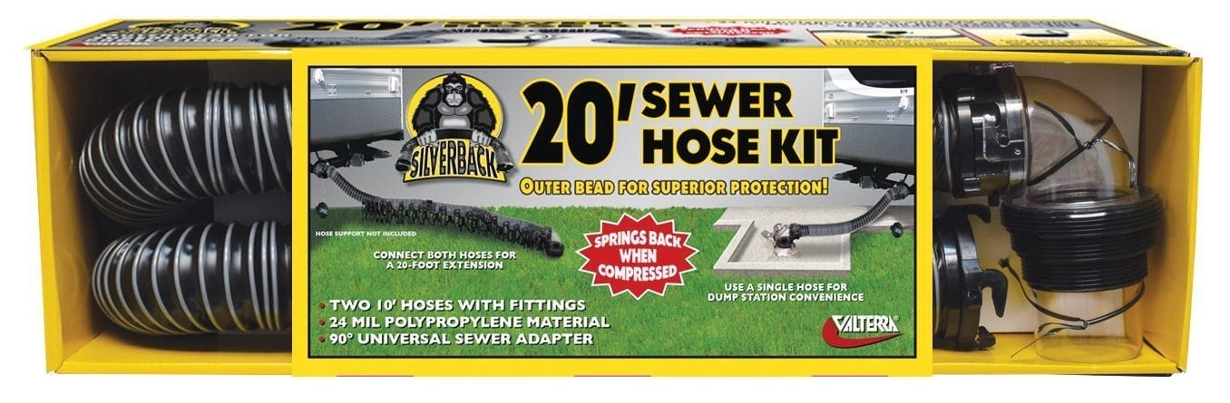 Valterra - Silverback Sewer Hose Kit - 20′ - Standard Pack - VAL0675