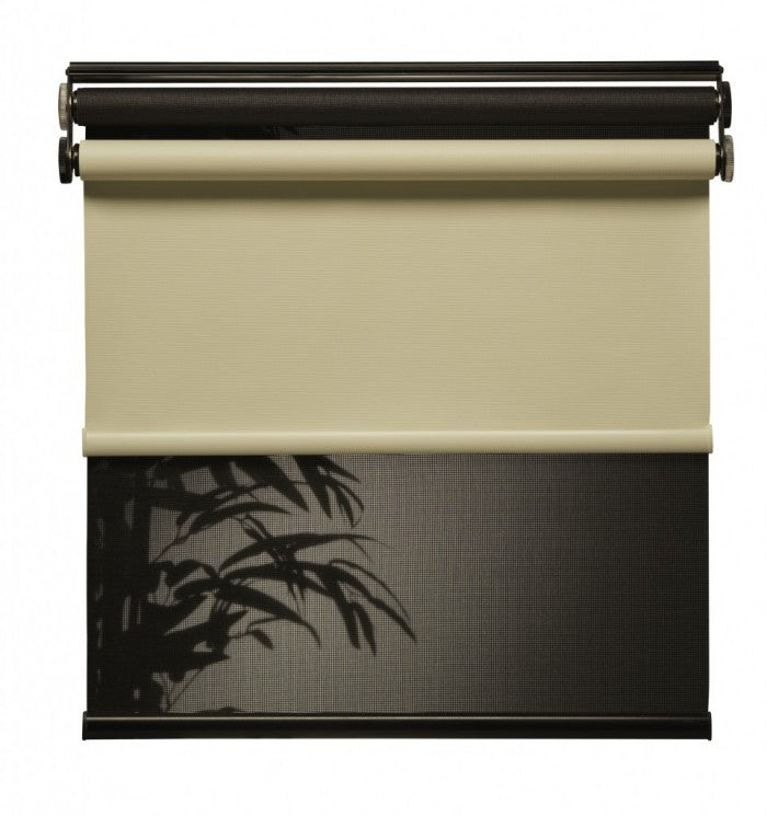 Custom Blackout Premium Slow-Rise Day/Night Roller Shades