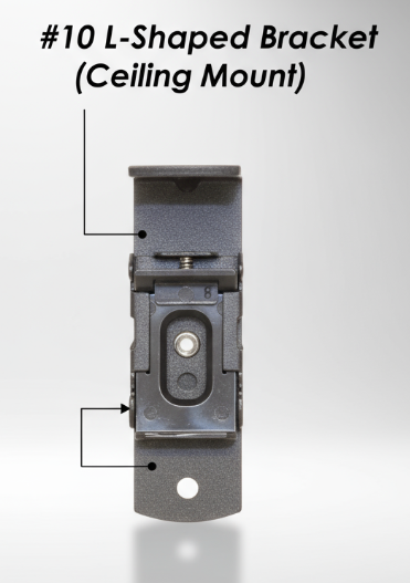 Irvine - Mounting Clips for Valu-Line Roller Shades #10 - L-Bracket Style RV Window Shade Hardware