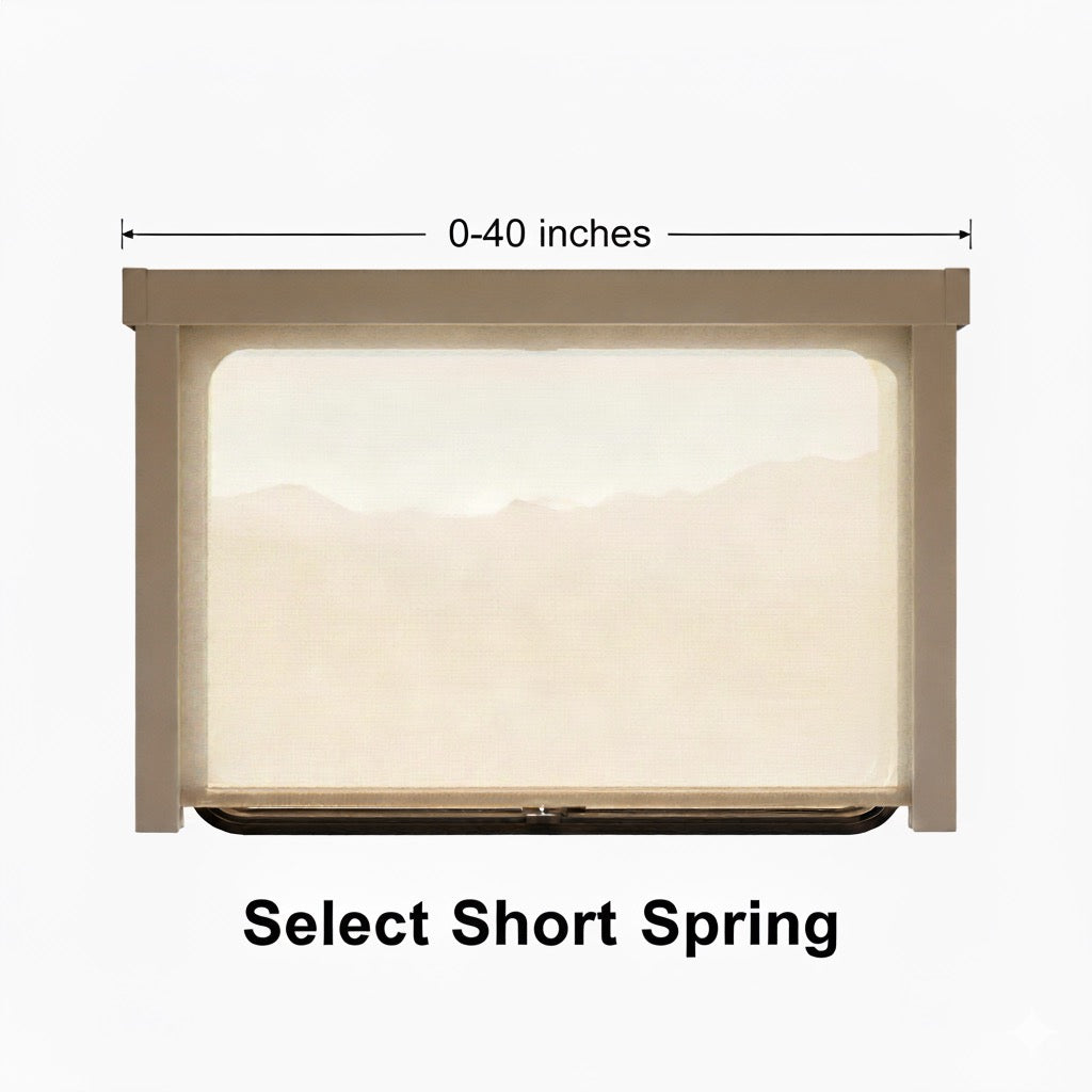 Irvine - Replacement Spring (.75" Version) - for Valu-Line RV Roller Shades - Select Your Size